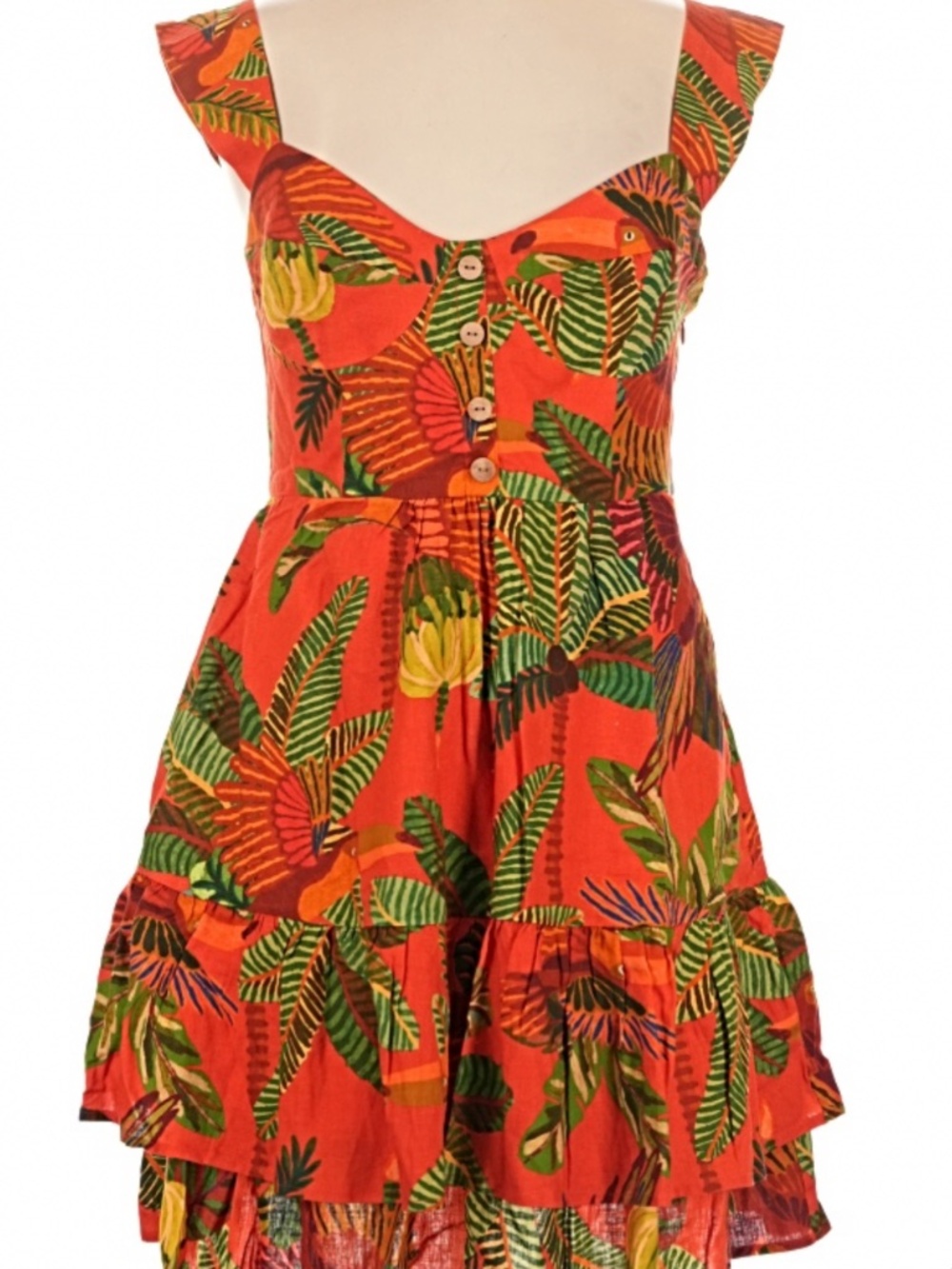 Farm rio short dress tropical vibe